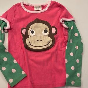 Mini Boden- girls 5-6 long sleeve t-shirt, pink